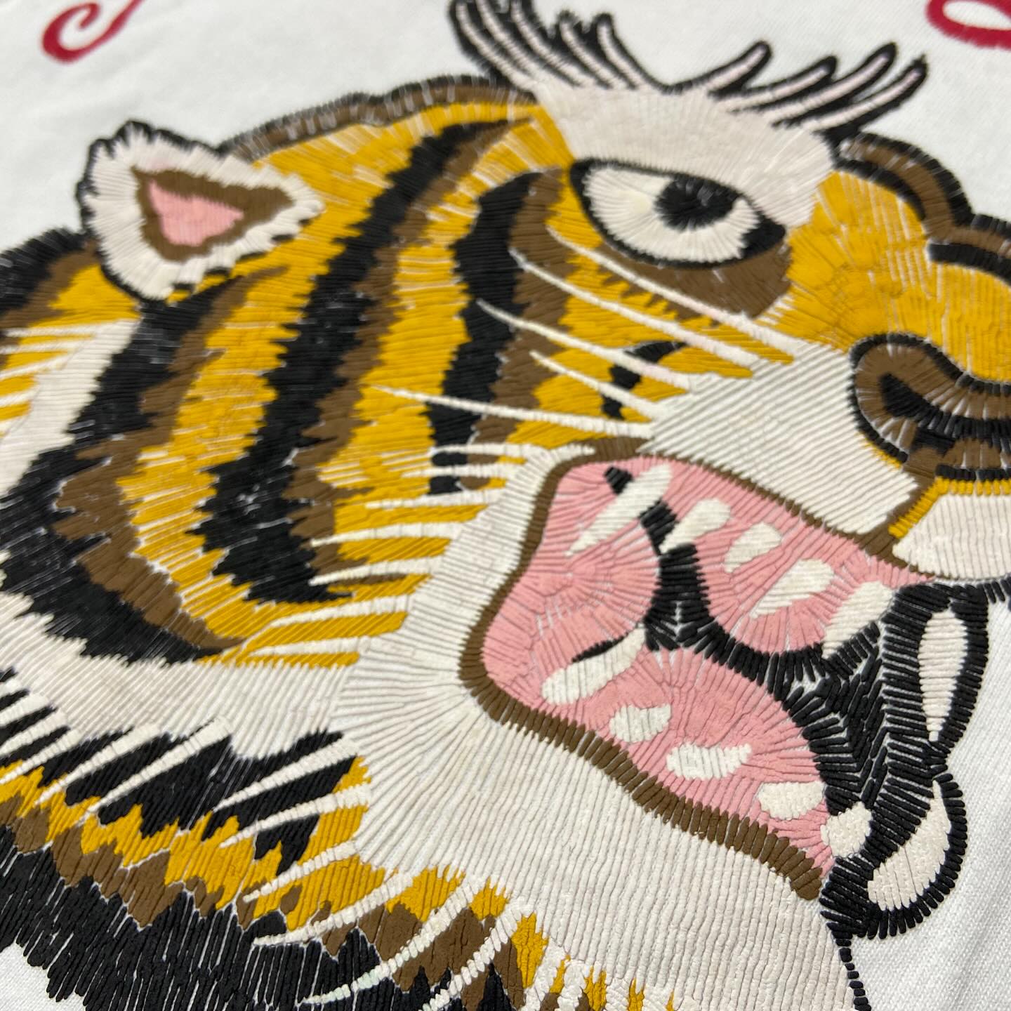 Bape SS26 Embroidery Style Souvenir Logo Tee White (Used)
