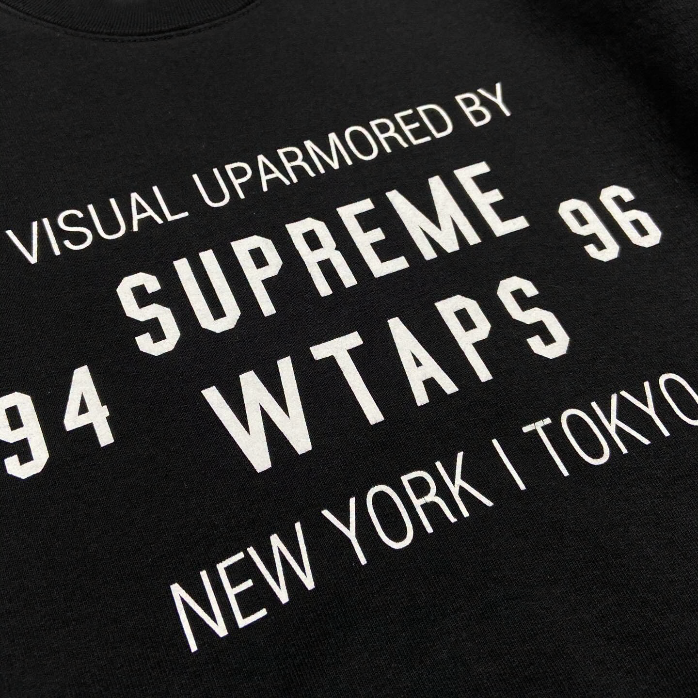 Wtaps x Supreme Sweat Crewneck (Made in Canada) Black (Display Item)