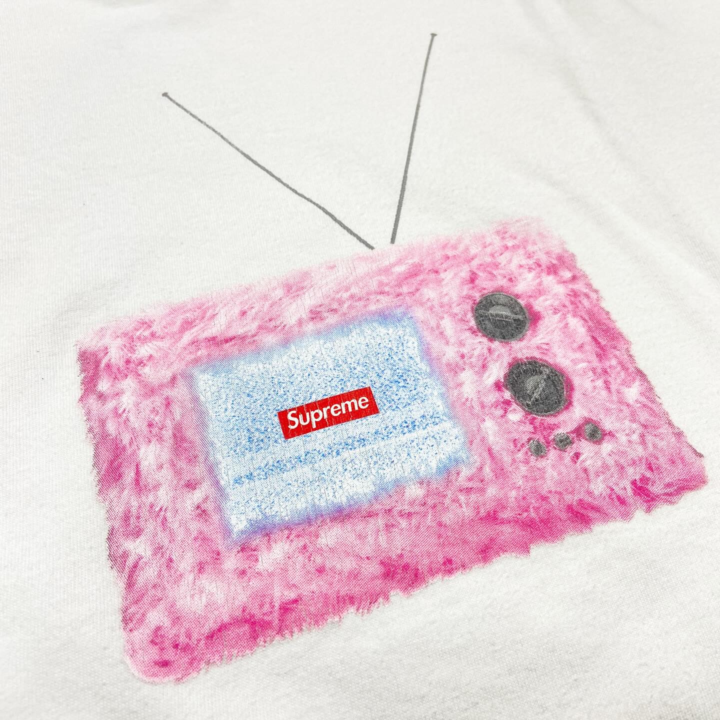 Supreme TV Tee White (Used)