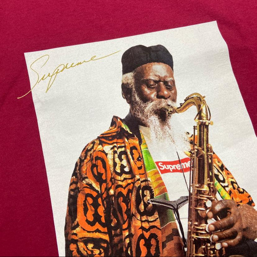 Supreme Pharoah Sanders Photo Tee  Cardinal