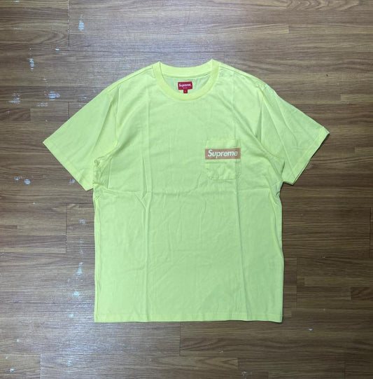 Supreme SS19 Mesh Stripe Pocket Tee SS