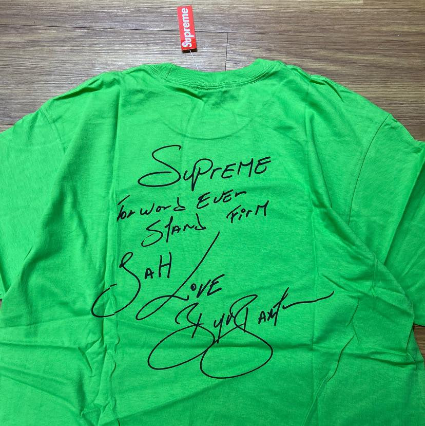 Supreme Buju Banton Photo Tee  Green