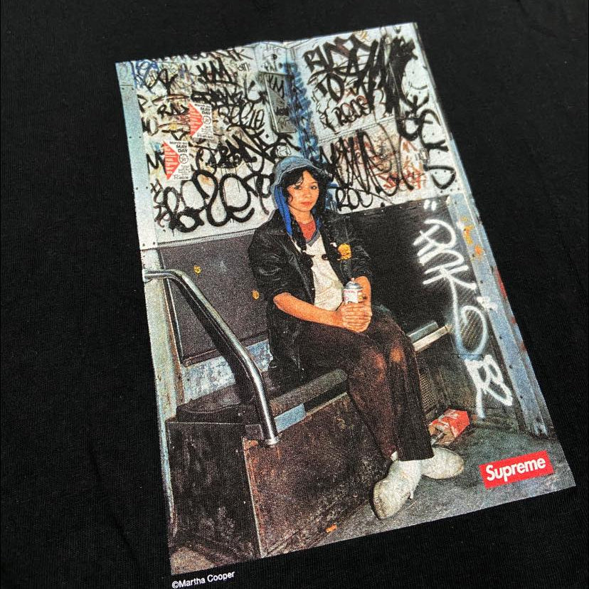 Supreme Lady Pink Photo Print Tee  Black (Display Item)