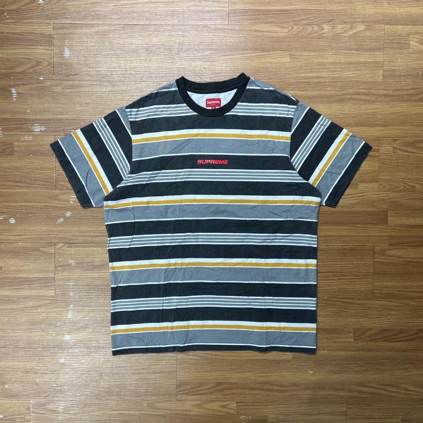 Supreme Stripe S/S Top Black (Display Item)