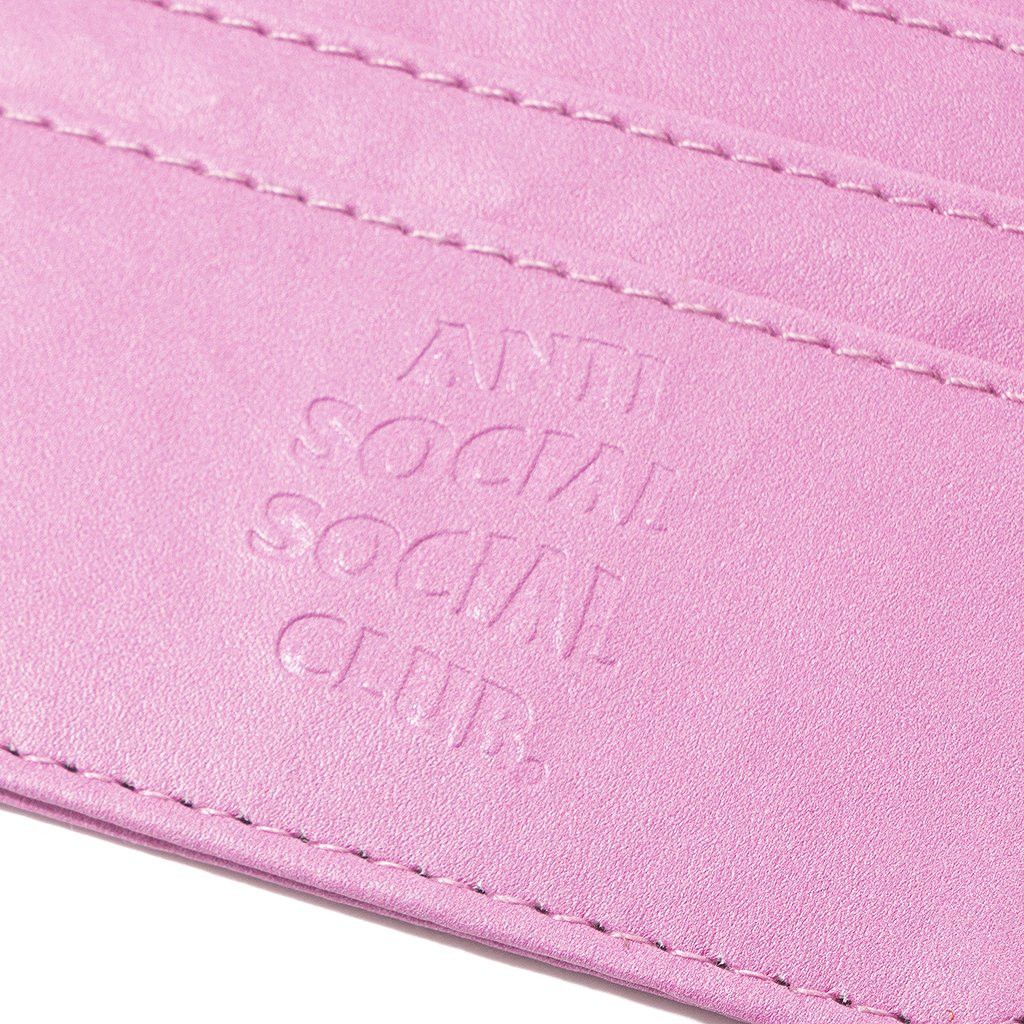 Anti Social Social Club ASSC Pink Rich Carholder Get Weird