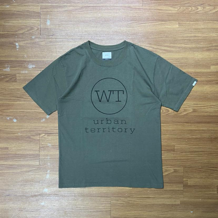 WTAPS URBAN TERRITORY DOT SS / COTTON. TEE (Made in Japan🇯🇵) Olive Drab (Display Item)