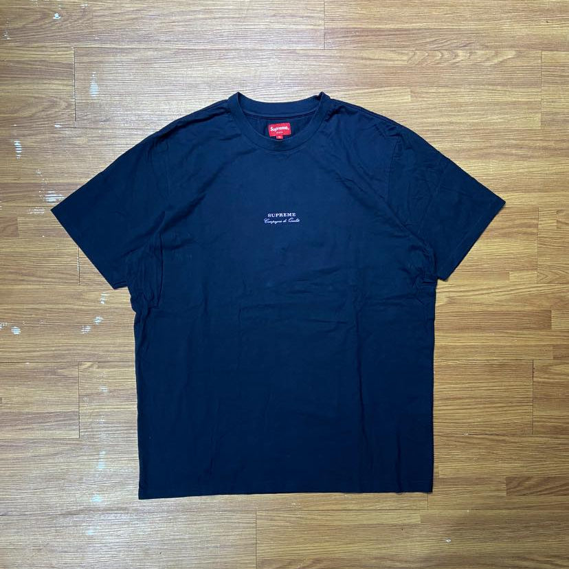 Supreme Qualite Tee SS  Navy (Display Item)
