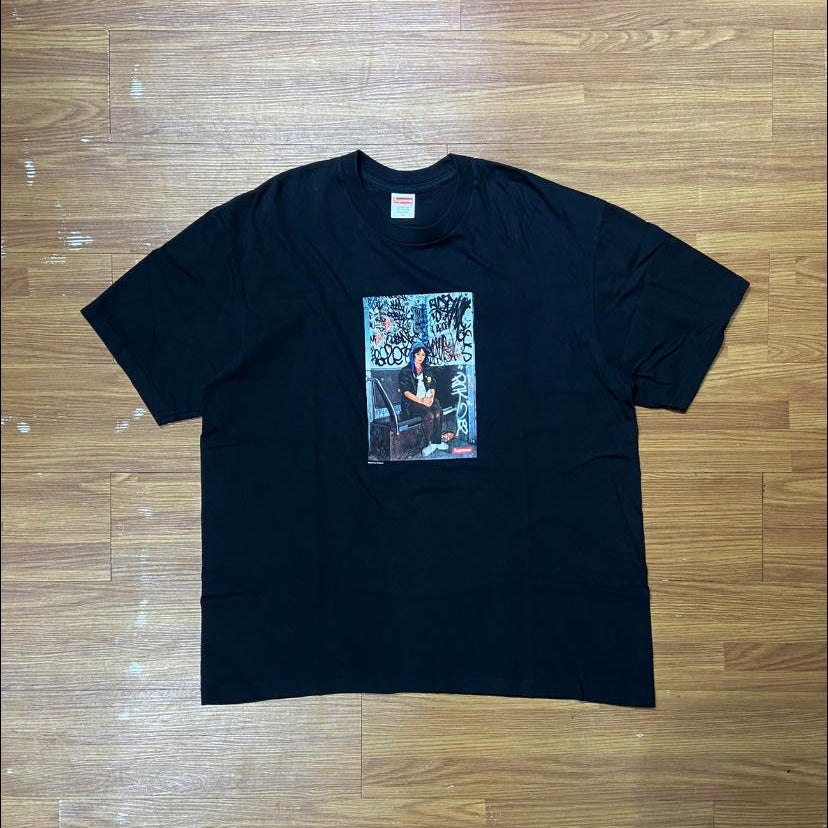 Supreme Lady Pink Photo Print Tee  Black (Display Item)