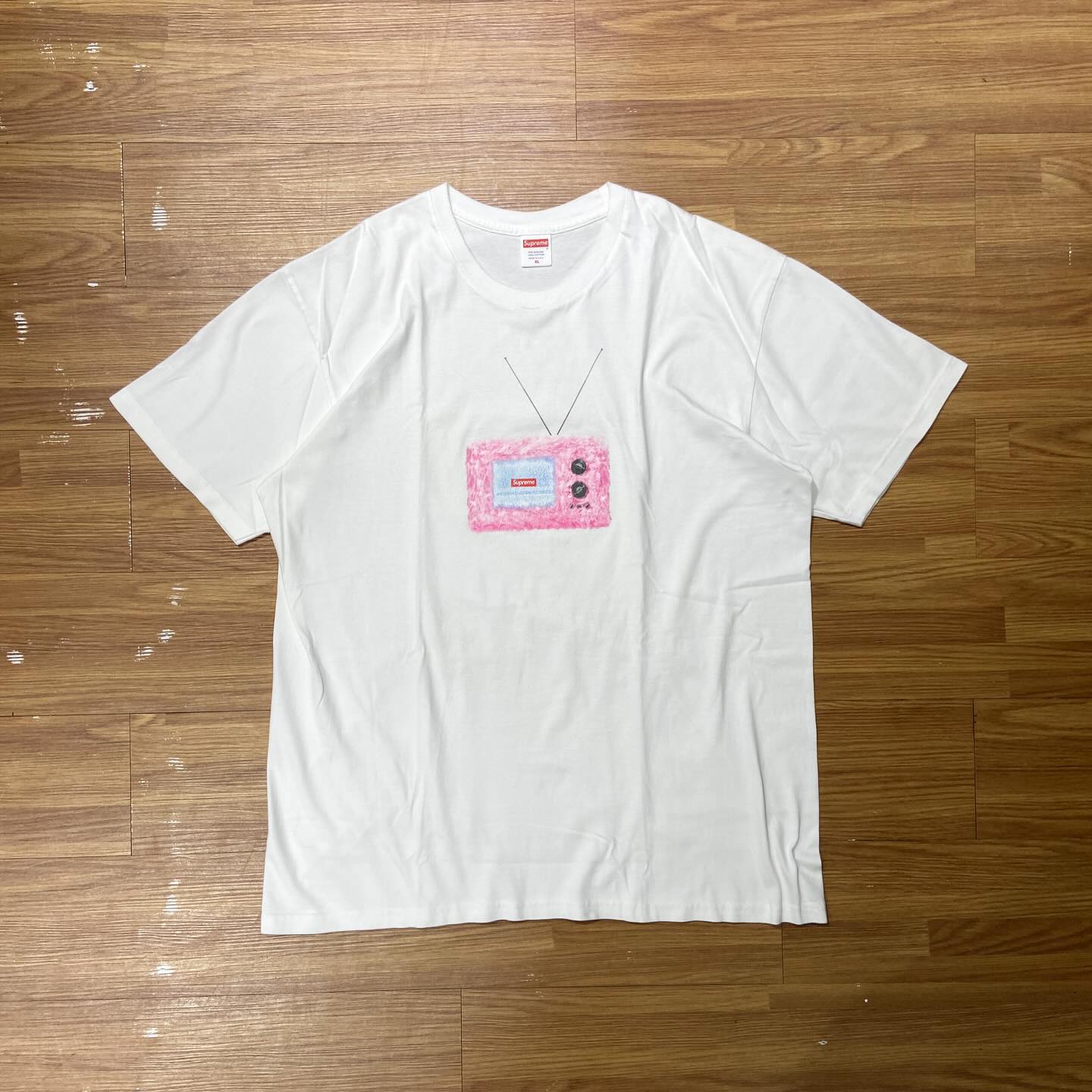 Supreme TV Tee White (Used)