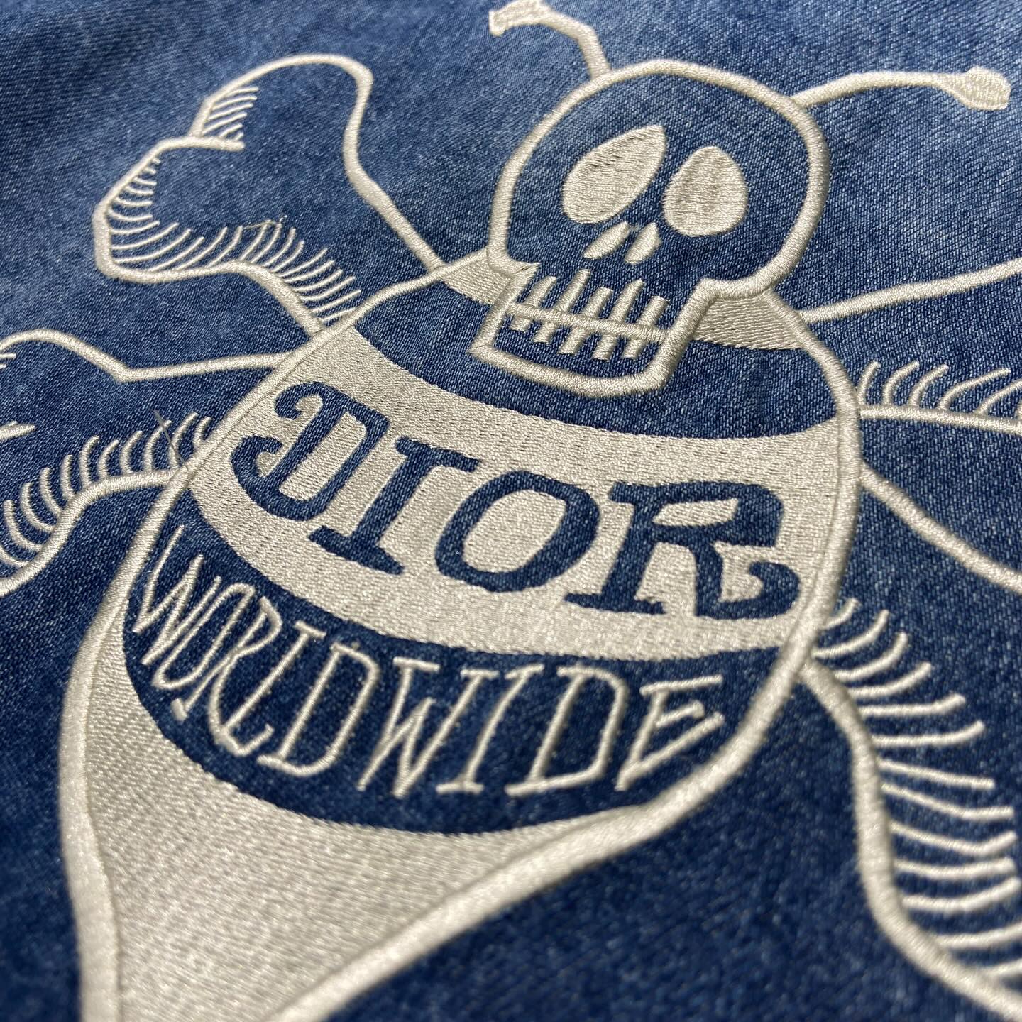 Christian Dior x Stussy Worldwide Denim Shirt (Made in Japan) Indigo (Display Item)