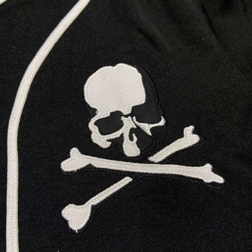 Mastermind World x Mitchell & Ness Baseball Shirt SS Black (Display Item)