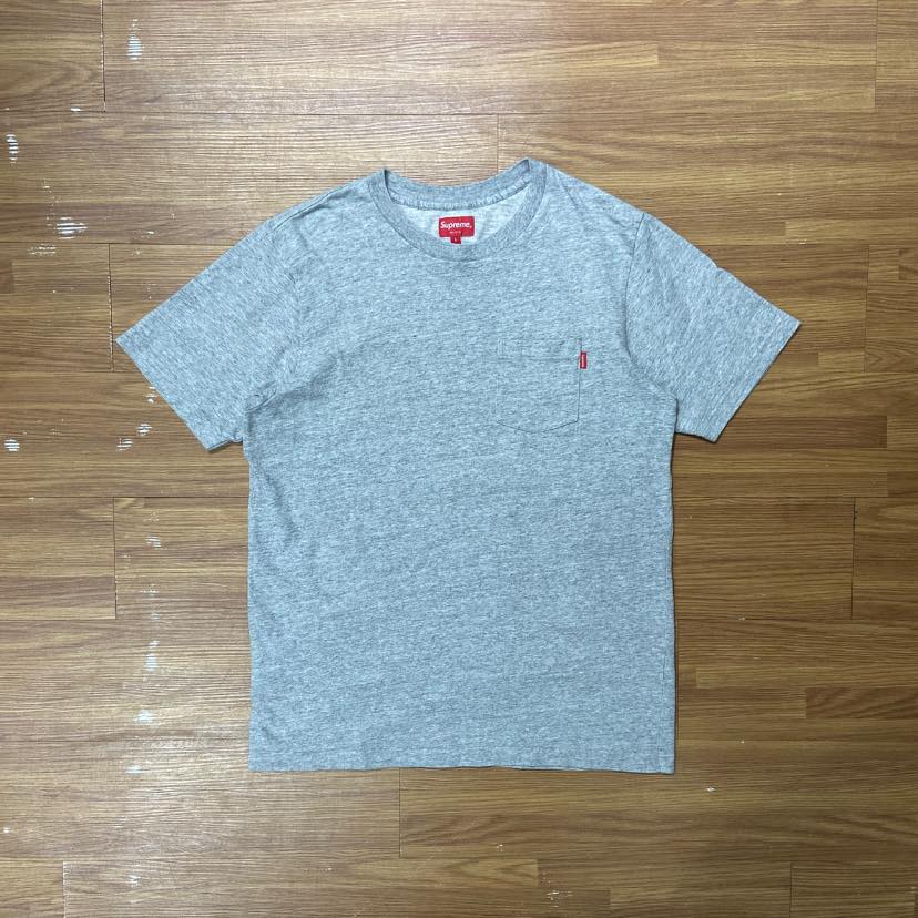 Supreme Pocket Tee SS  Heather Grey (Used)