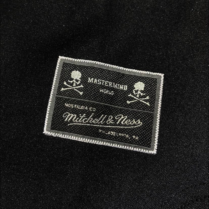 Mastermind World x Mitchell & Ness Baseball Shirt SS Black (Display Item)