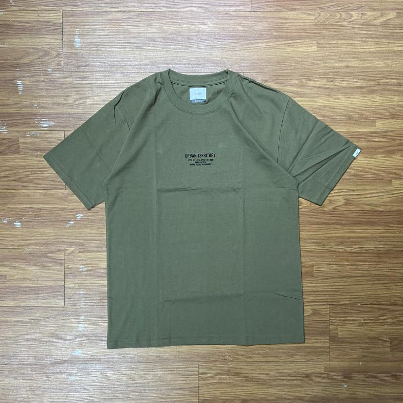 WTAPS FABRICATION SS / COTTON. TEE (Made in Japan🇯🇵) Olive Drab (Display Item)