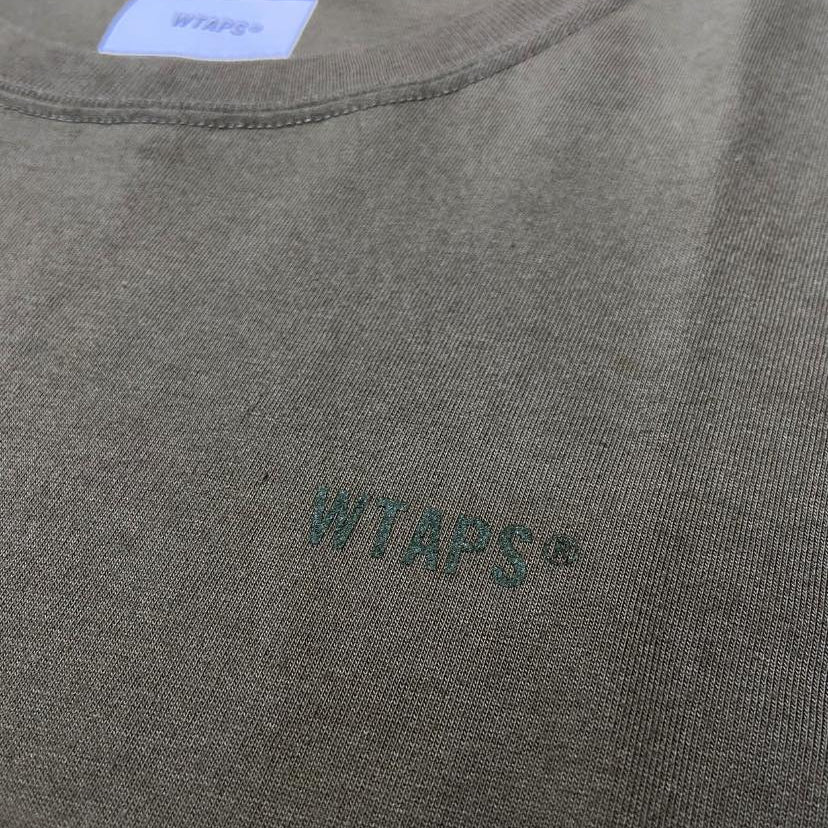 WTAPS 40% UPARMORED SS / COTTON. TEE (Made in Japan🇯🇵) Olive Drab (Display Item)