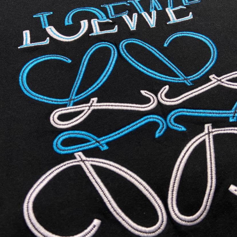 Loewe Anagram Embroidery Tee (Made in Portugal) Black (Display Item)