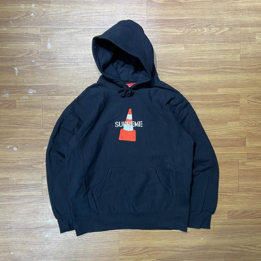 Supreme Cone Hooded Sweatshirt (Made in Canada) Black (Display Item)