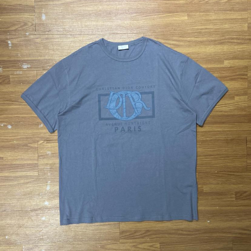 Christian Dior Culture Patch Tee (Made in Italy) Grey (Display Item)