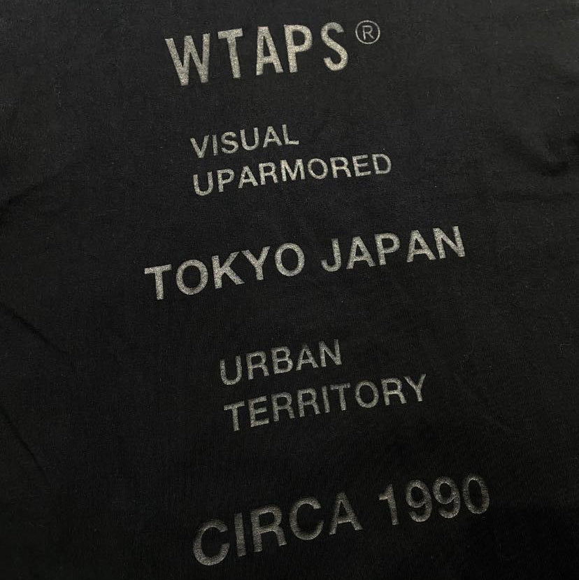 WTAPS CIRCA SS / COTTON. TEE (Made in Japan🇯🇵) Black (Display Item)