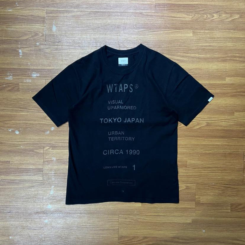 WTAPS CIRCA SS / COTTON. TEE (Made in Japan🇯🇵) Black (Display Item)