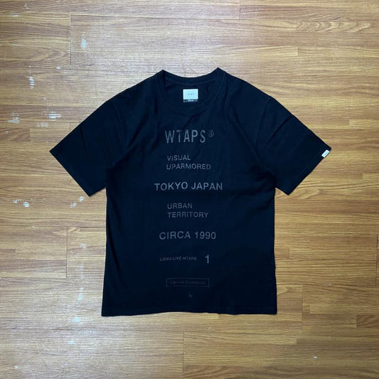 WTAPS CIRCA SS / COTTON. TEE (Made in Japan🇯🇵) Black (Display Item)