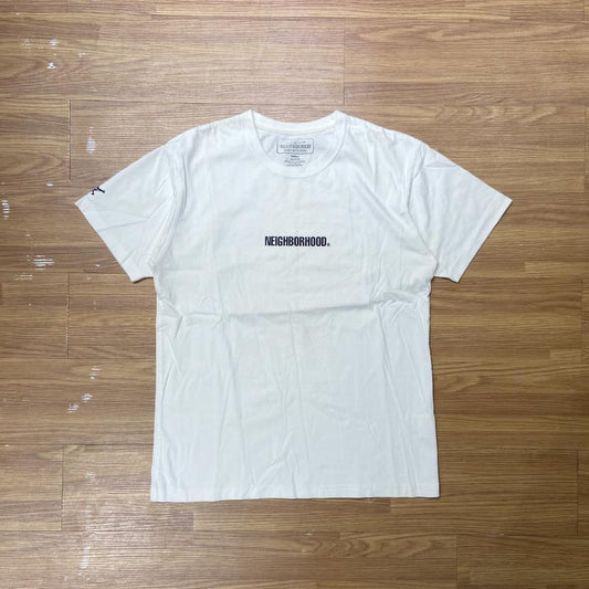 NEIGHBORHOOD THE FILTH AND THE FURY TEE (植絨字) White (Used)