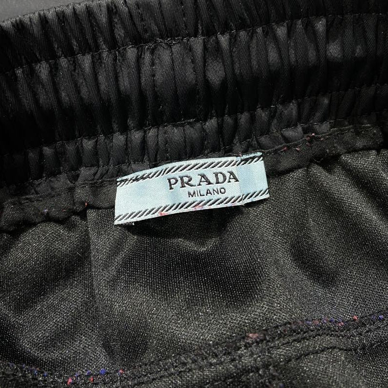 Prada Nylon Zip Pocket Pant (Made in Moldova) Black (Display Item)