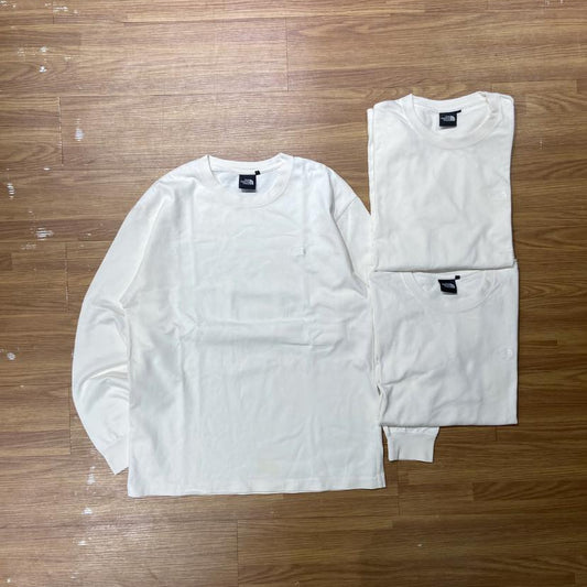 The North Face TNF Small Logo L/S  White (Used)
