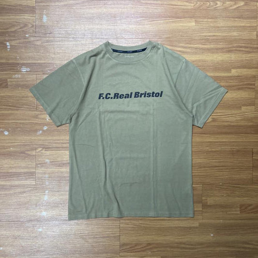 F.C.Real Bistrol (FCRB) Authentic Team Tee  Olive Drab (Display Item)