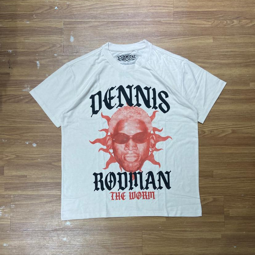 Dennis Rodman “The Worm” Tee SS  Beige