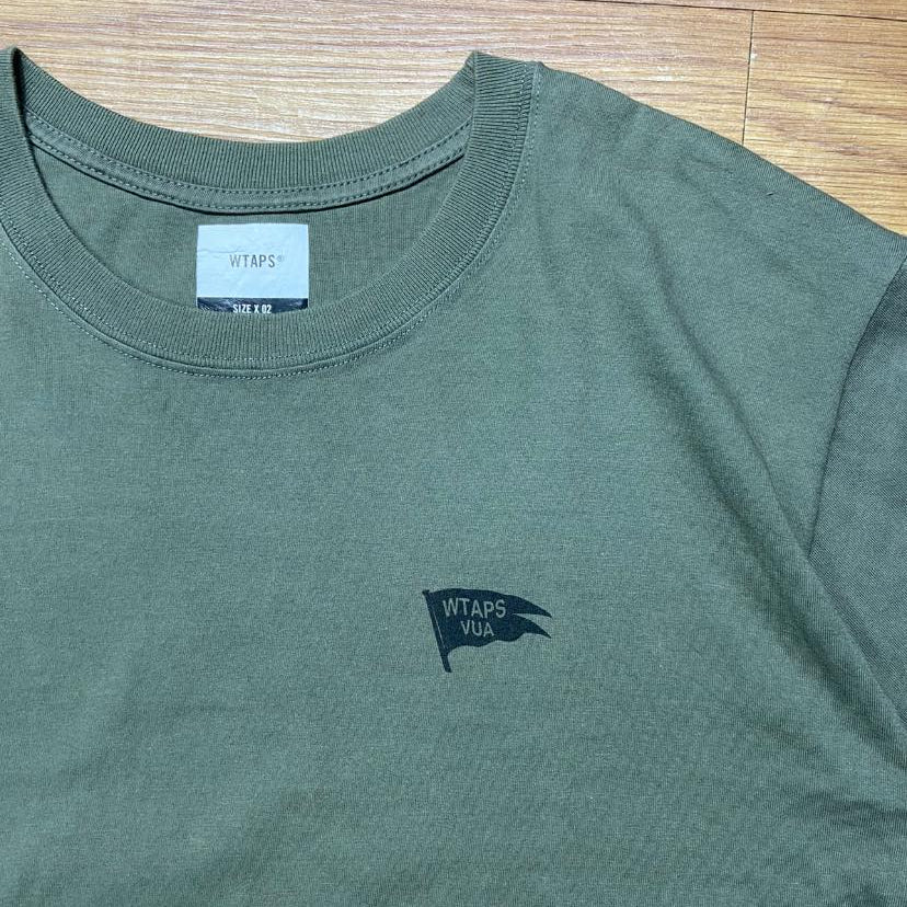 WTAPS ISSUE SS / COTTON. TEE (Made in Japan🇯🇵) Olive Drab (Display Item)