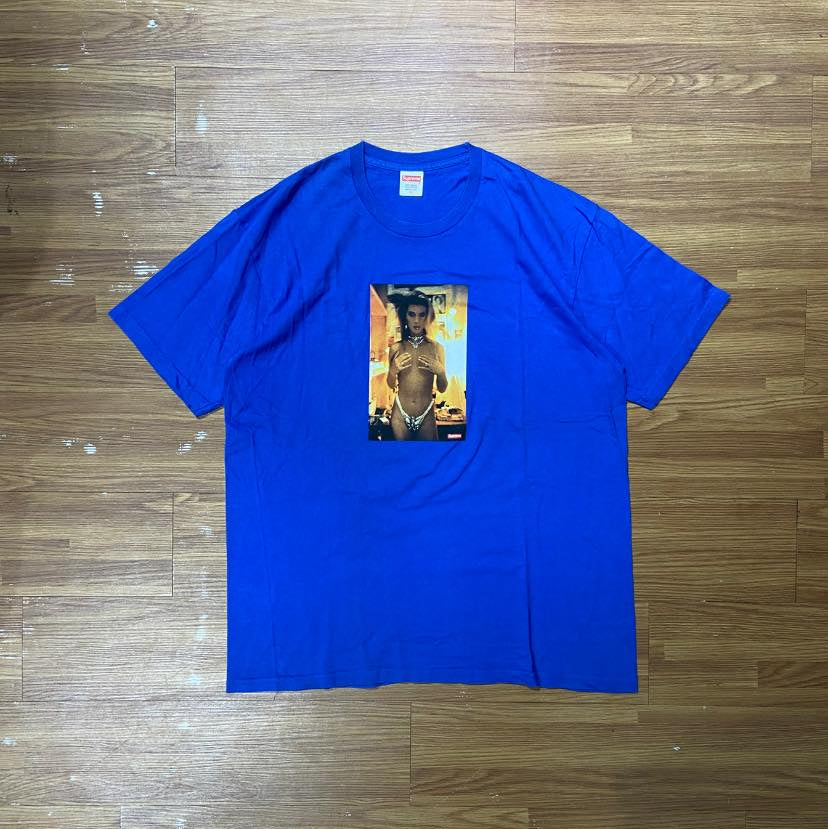 Supreme Nan Goldin Photo Tee Blue (Used)