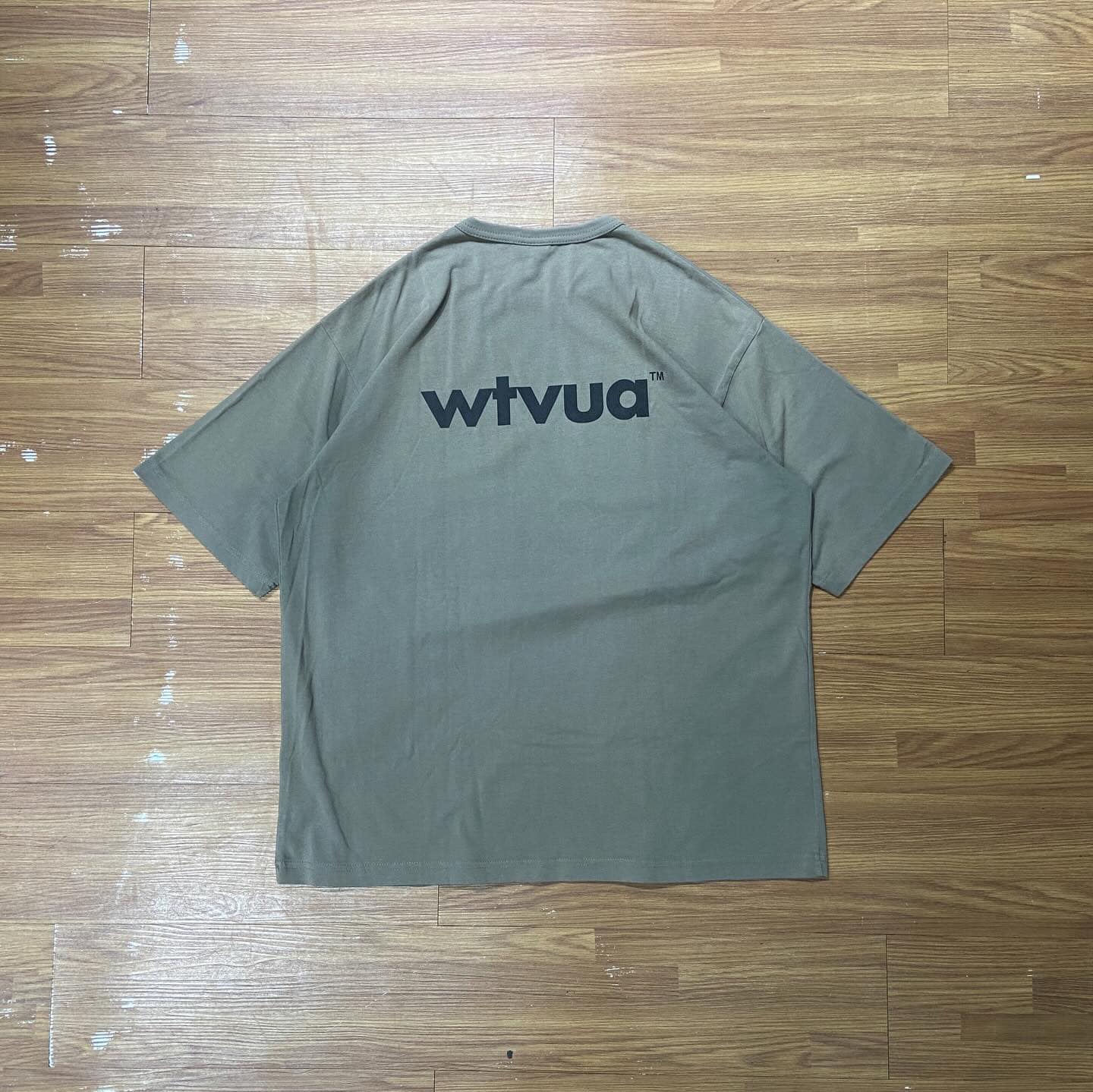 WTAPS INDUSTRY. DESIGN SS / TEE. COPO (Made in Japan🇯🇵) Olive Drab (Used)