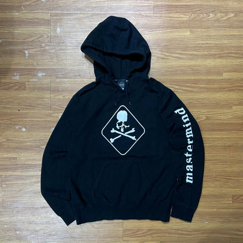 Mastermind JAPAN x F.C. Real Bristol FCRB Hoodie Black (Used)