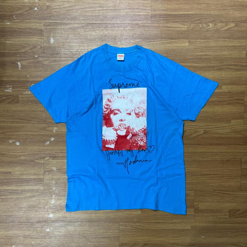 Supreme Madonna Photo Tee Blue (Used)