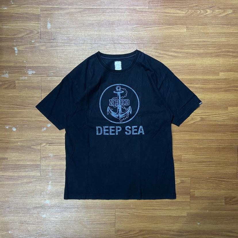 NEIGHBORHOOD DEEP SEA TEE⚓️ (Made in Japan🇯🇵) Black (Used)