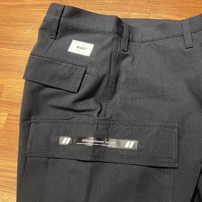 WTAPS MILS9601 SHORTS / NYCO. RIPSTOP (Made in Japan🇯🇵) Black