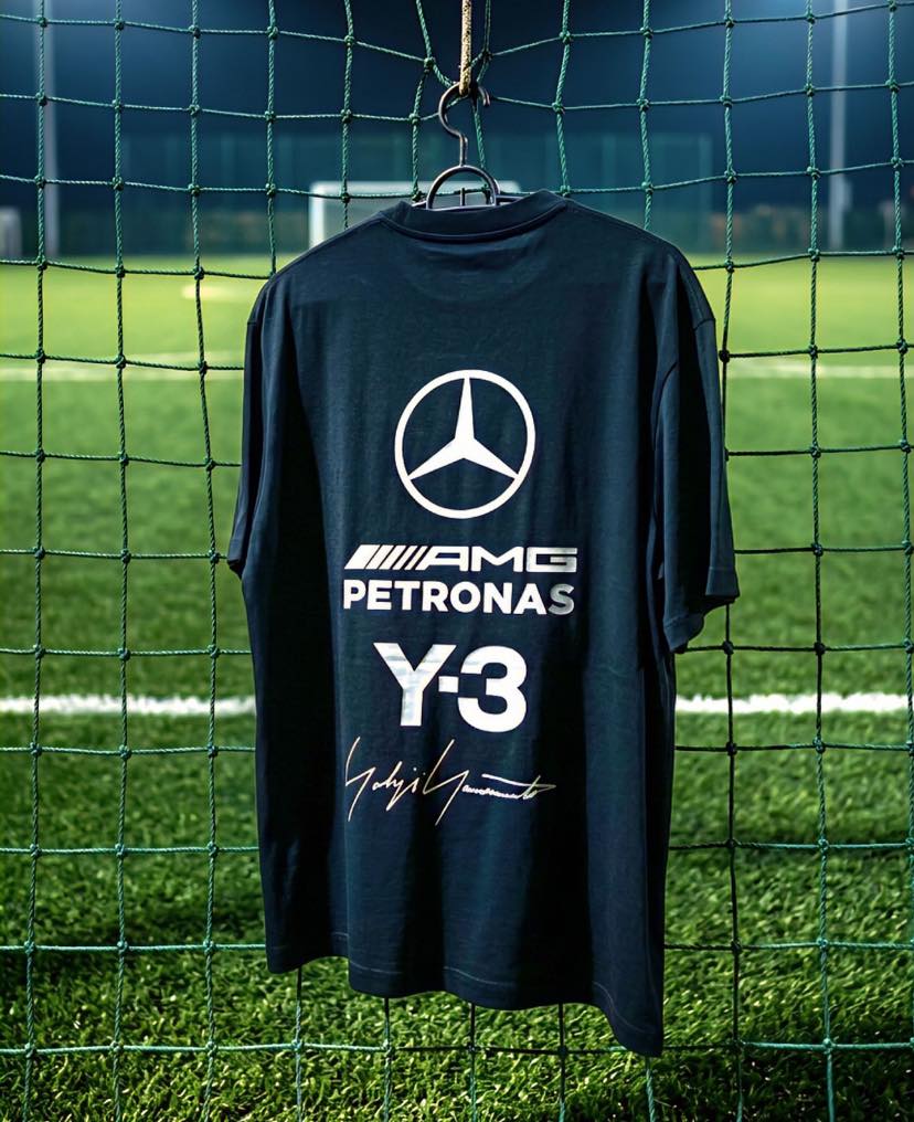 Y3 x MERCEDES BENZ AMG PETRONAS FORMULA 1 TEAM LOGO TEE SS / AUDI REVOLUT F1 TEAM DRIVE JERSEY SS