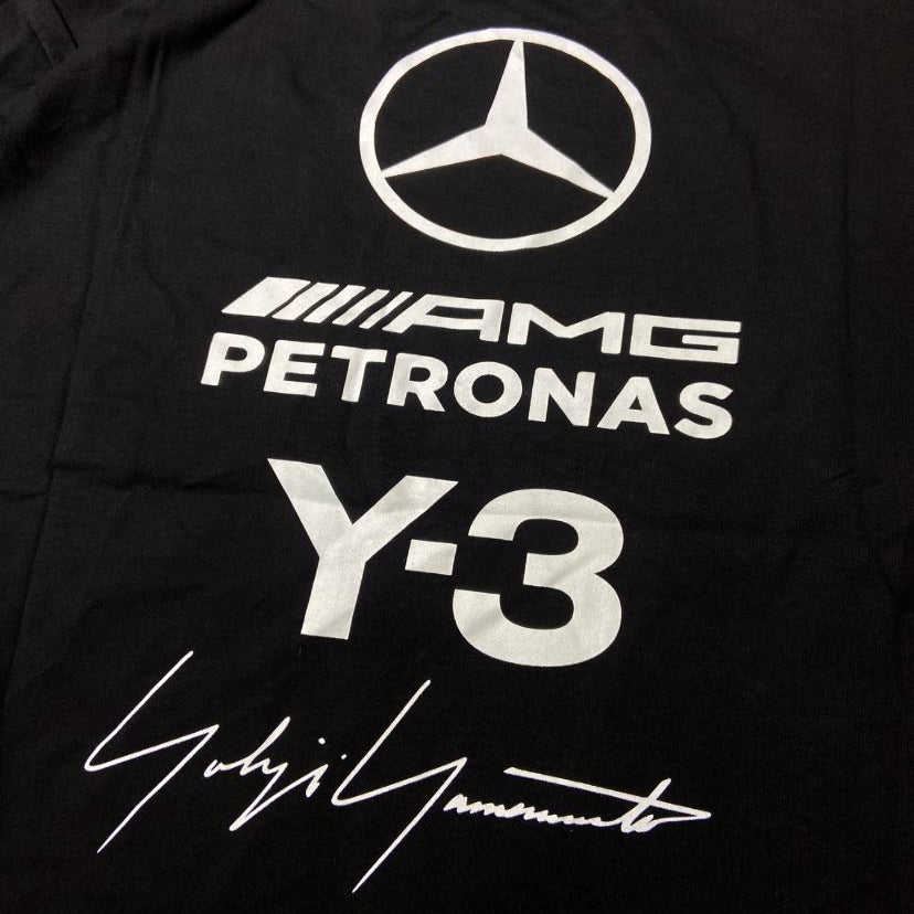 Y3 x MERCEDES BENZ AMG PETRONAS FORMULA 1 TEAM LOGO TEE SS / AUDI REVOLUT F1 TEAM DRIVE JERSEY SS
