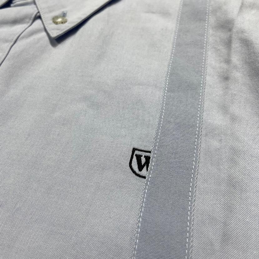 WTAPS DETECTIVE SHIRT LS / COTTON. OXFORD (Made in Japan🇯🇵) Blue (Display Item)