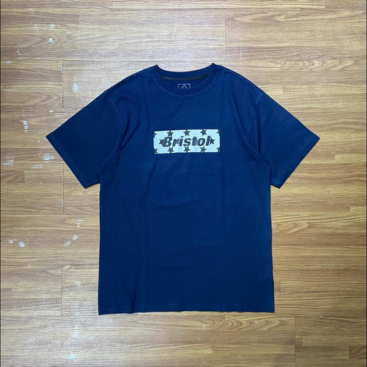 F.C.Real Bistrol (FCRB) Star Box Tee  Navy (Used)