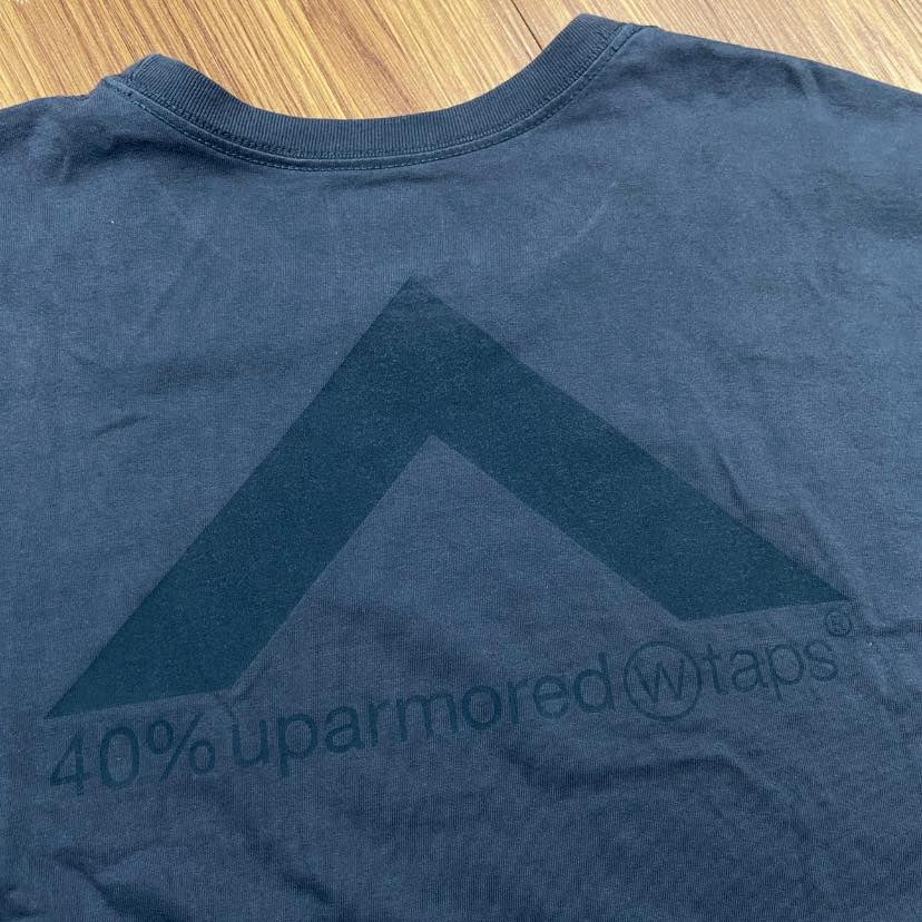 WTAPS 40% UPARMORED SS / COTTON. TEE (Made in Japan🇯🇵) Grey (Display Item)