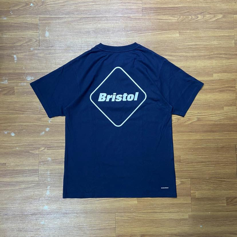 F.C.Real Bristol (FCRB) Emblem Tee Navy (Display Item)