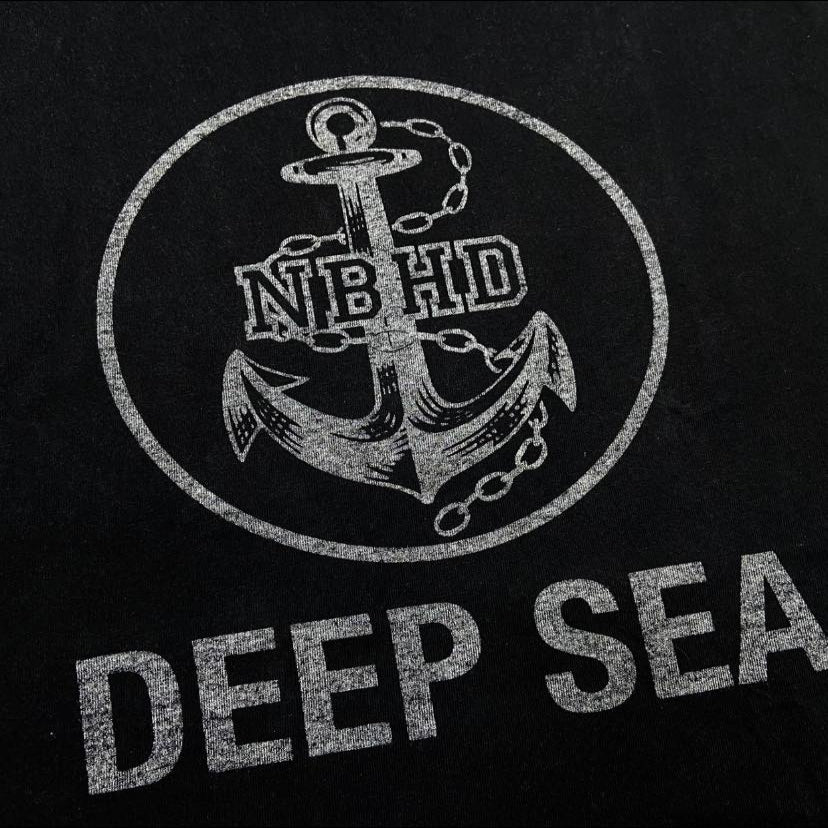 NEIGHBORHOOD DEEP SEA TEE⚓️ (Made in Japan🇯🇵) Black (Used)