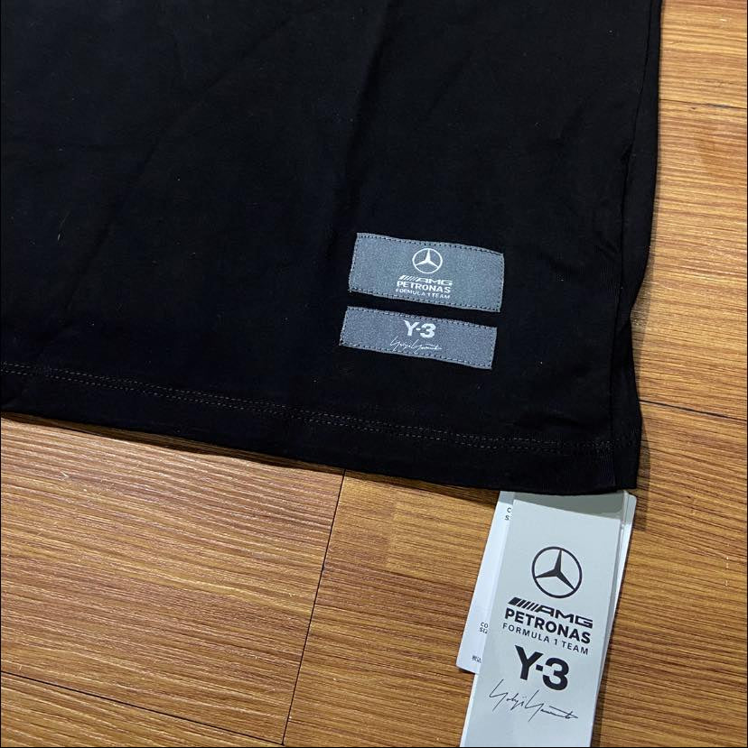 Y3 x MERCEDES BENZ AMG PETRONAS FORMULA 1 TEAM LOGO TEE SS / AUDI REVOLUT F1 TEAM DRIVE JERSEY SS