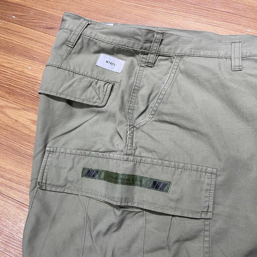 WTAPS JUNGLE SHORTS / COTTON. POPLIN (Made in Japan🇯🇵) Olive Drab (Display Item)