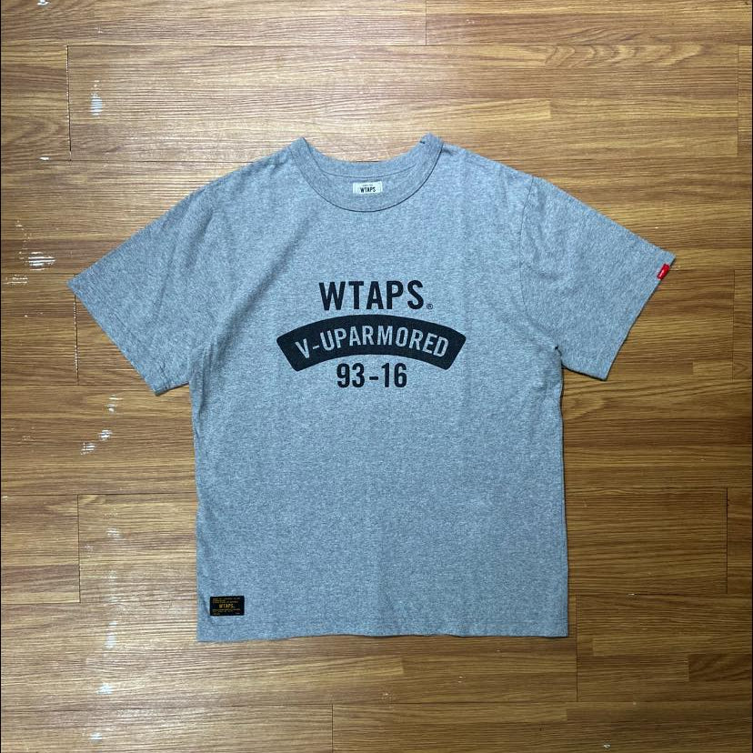 WTAPS DESIGN SS 03 / COTTON. TEE (Made in Japan🇯🇵) Grey (Display Item)