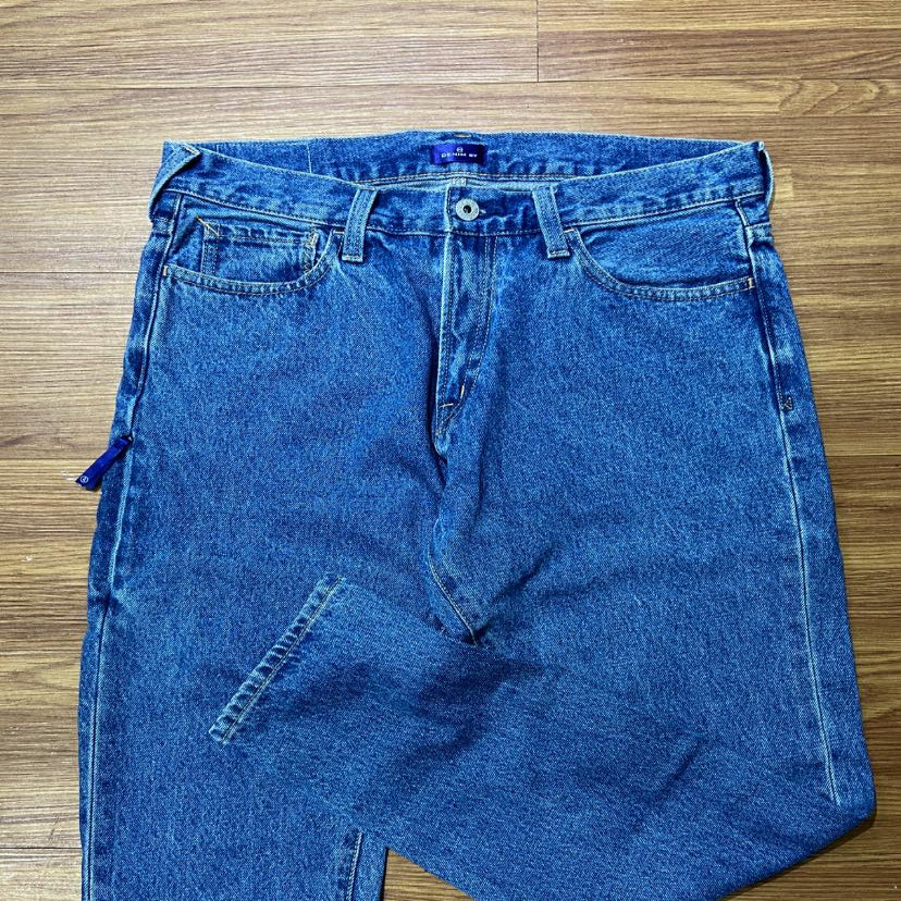 DENIM BY VANQUISH & FRAGMENT WASHED DENIM JEANS (Made in Japan🇯🇵) Washed Blue (Display Item)