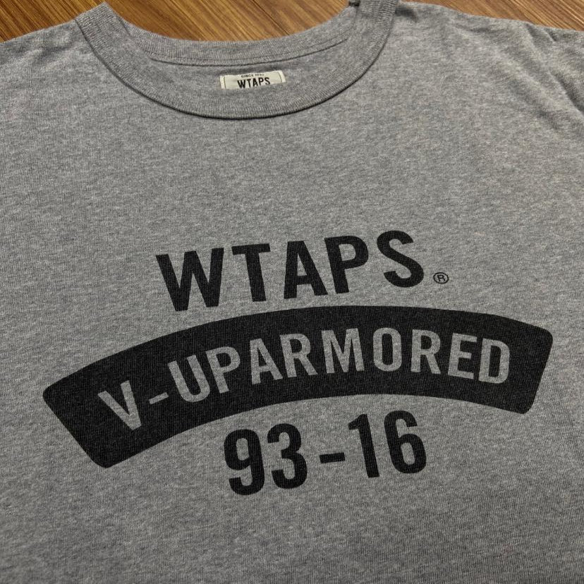WTAPS DESIGN SS 03 / COTTON. TEE (Made in Japan🇯🇵) Grey (Display Item)