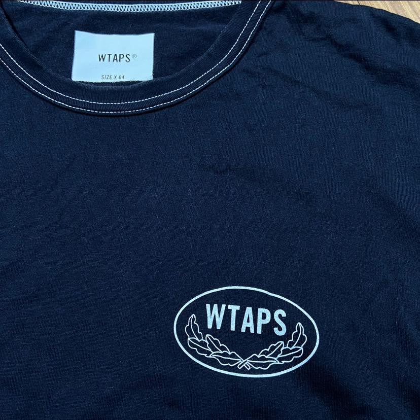WTAPS ACADEMY SS / COTTON. TEE (Made in Japan🇯🇵) Navy (Display Item)